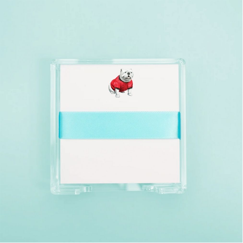 Bulldog Square Desk Set