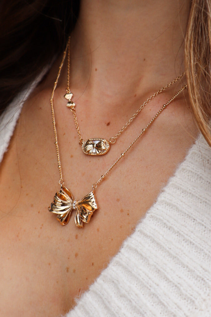 Bow Necklace