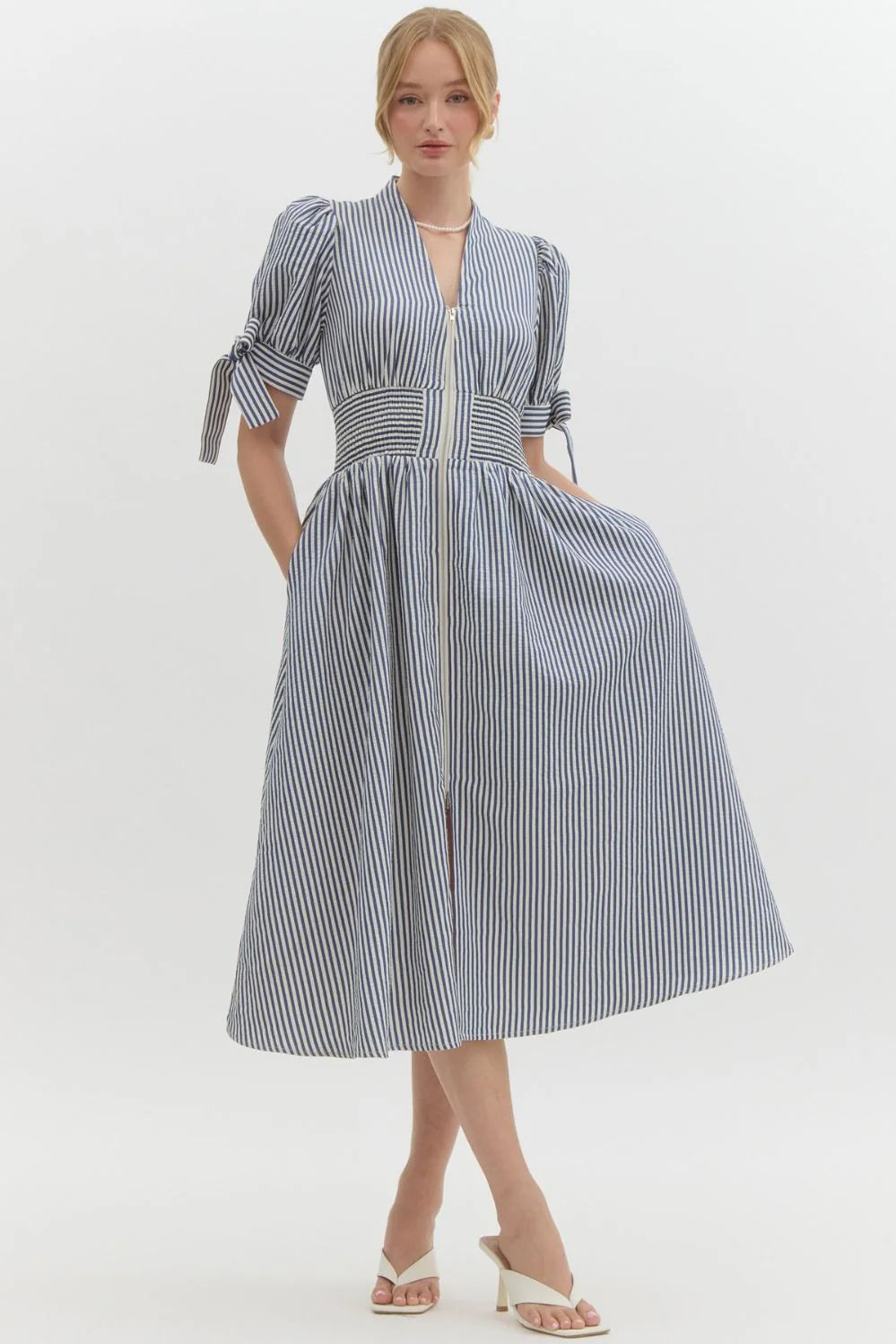 Call You Later Dress navy