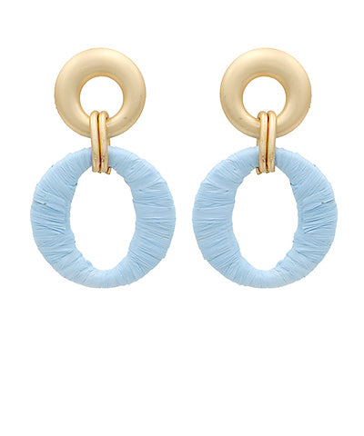 Camila Raffia Earrings