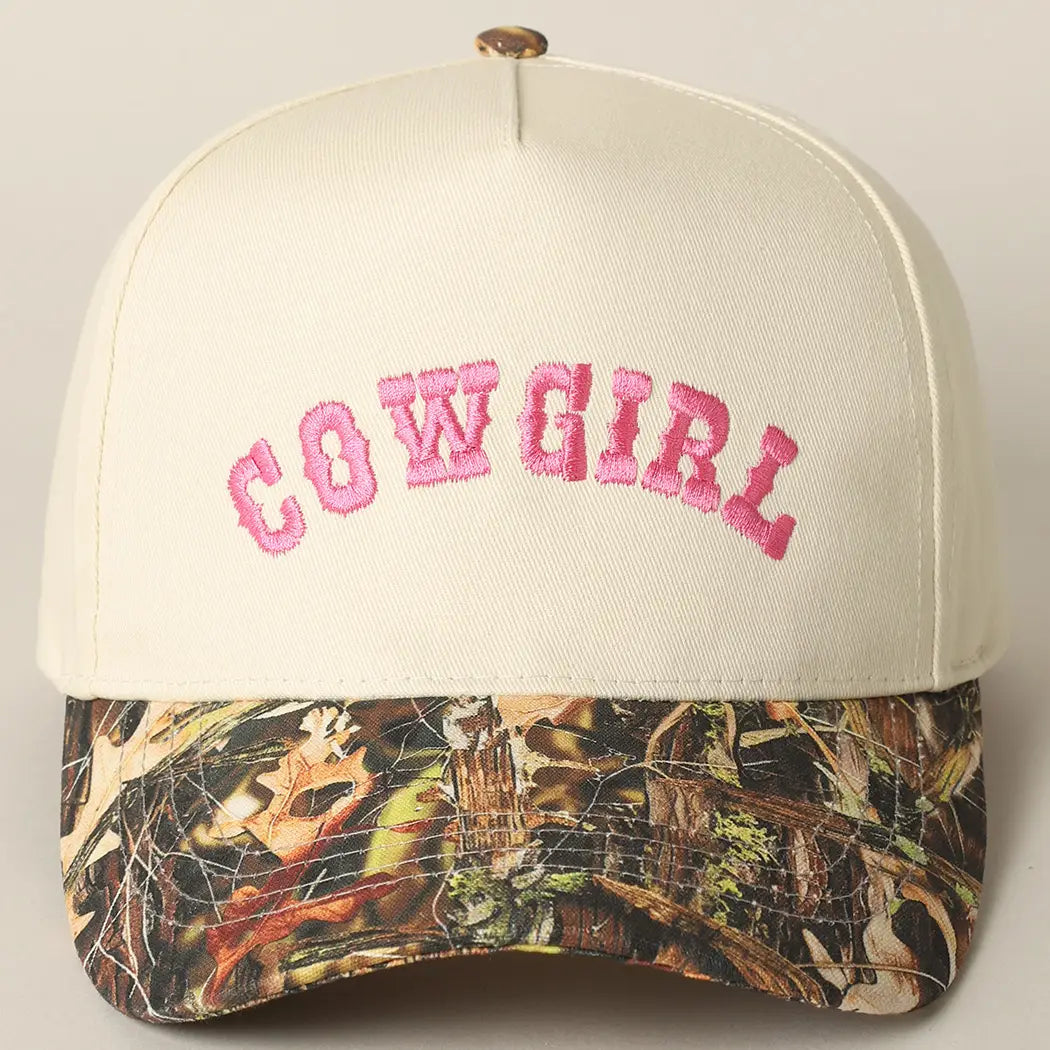Cowgirl Camo Trucker Hat