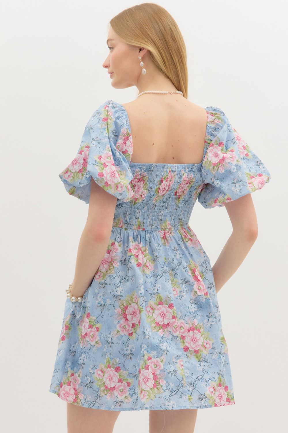 Daisy Smocked Mini Dress