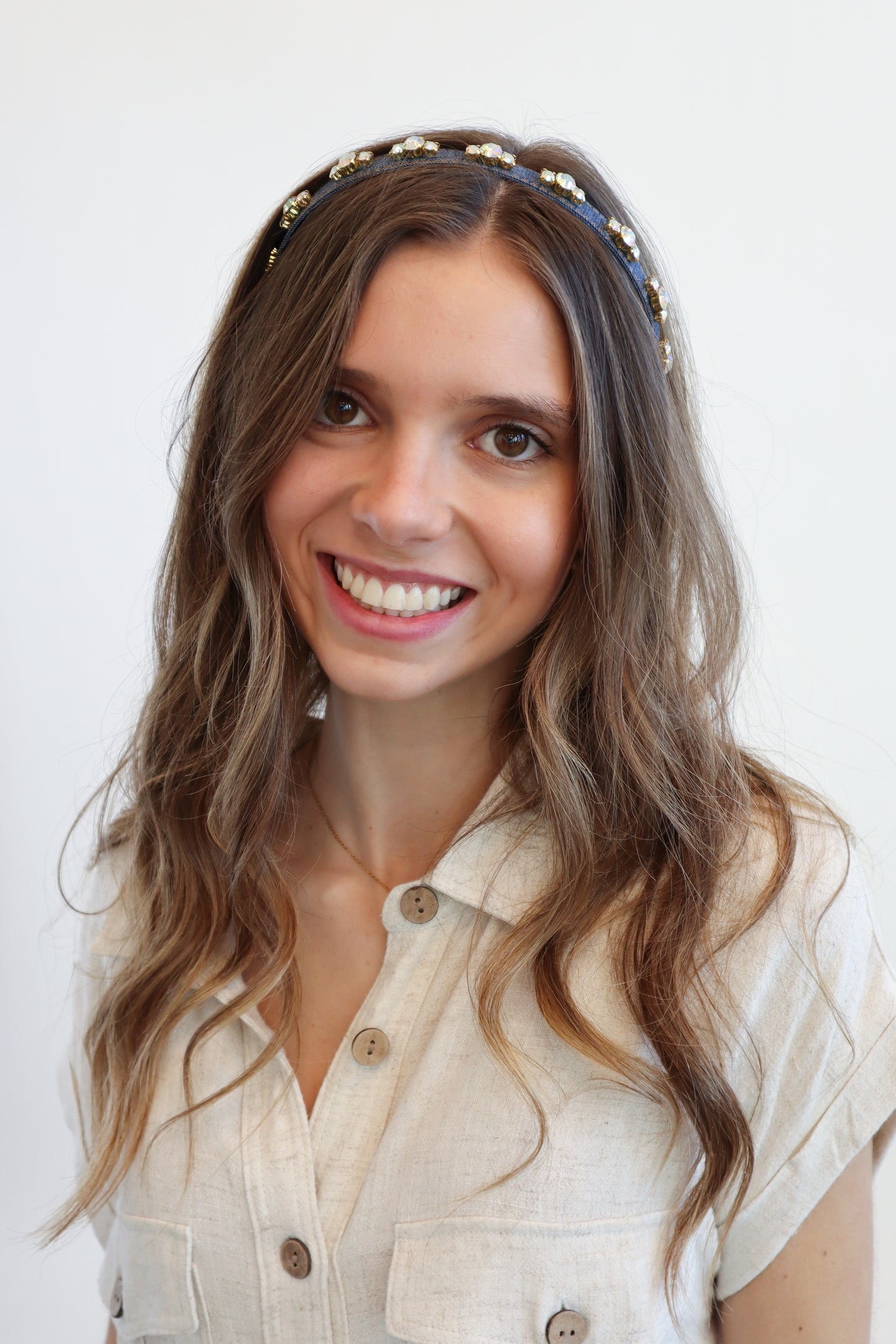 Denim Days Headband - Dark Wash