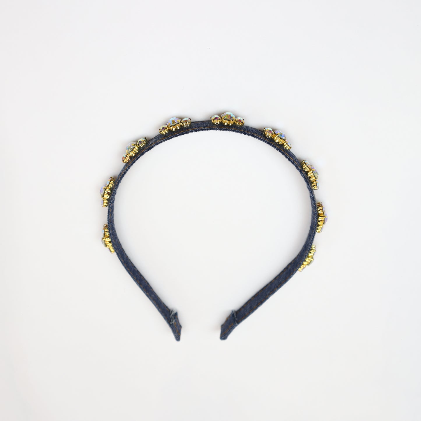 enim embellished headband with crystal accents