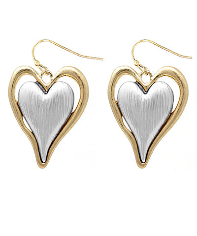 Double Heart Earrings