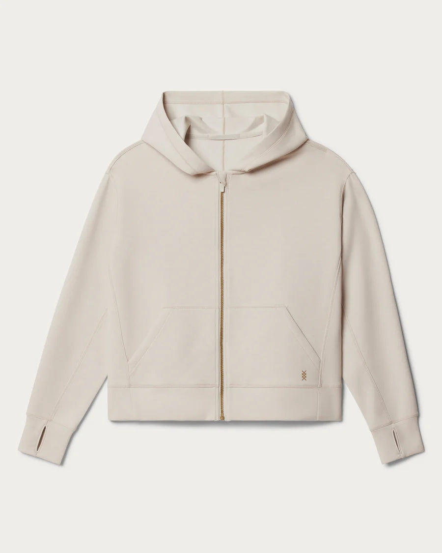 Rhone DreamGlow Full Zip Hoodie - Sand
