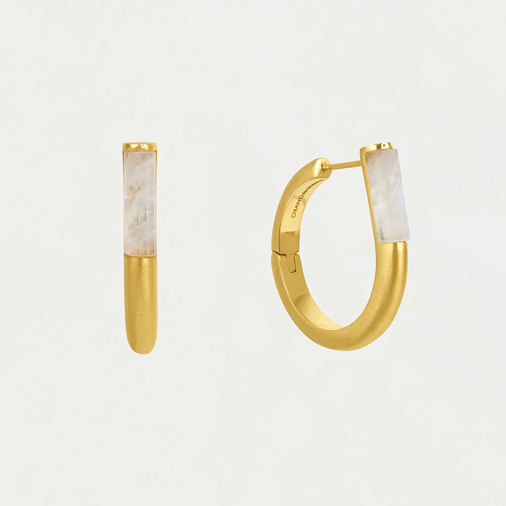 Signature Revival Gemstone Hoops