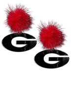 Georgia Pom Earrings