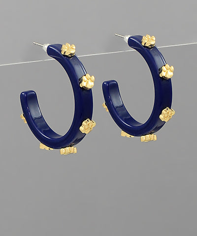 Gameday Hoop Earrings
