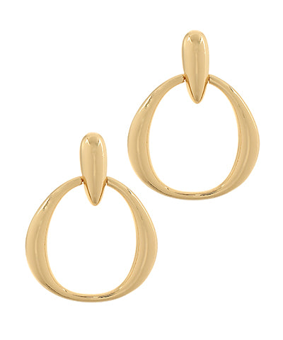 Gold Knocker Earrings
