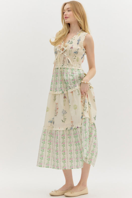 Emberly Tiered Midi Dress