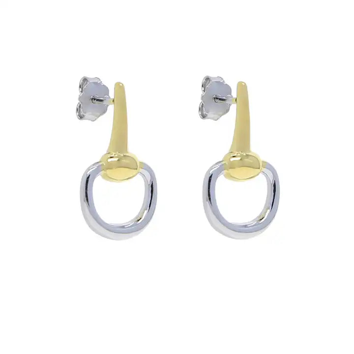 Equestrian Elegance Bit Post Earrings