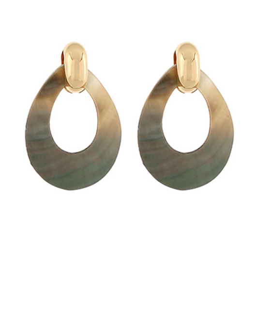 Finding Freedom Earrings Brown