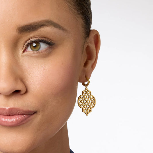 Julie Vos Helene Statement Hoops and Charm