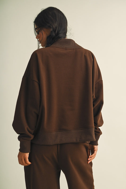 Après Espresso Oversized Sweatshirt