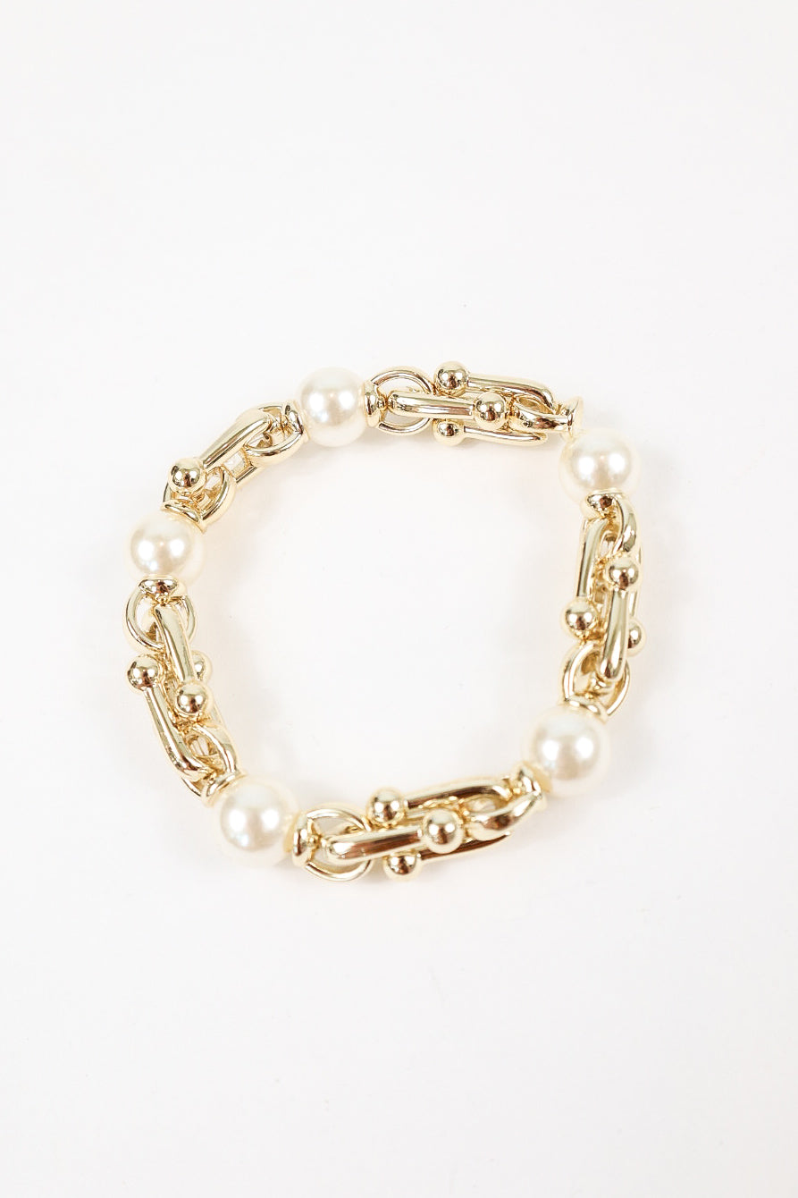 Harbor Pearl Link Bracelet