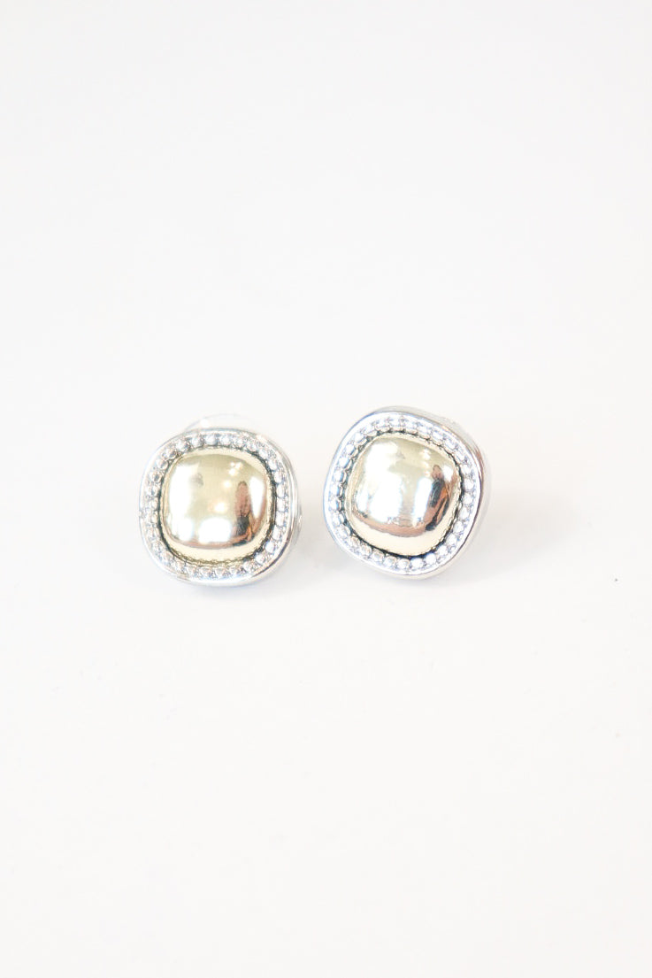 Sterling Glow Stud Earrings
