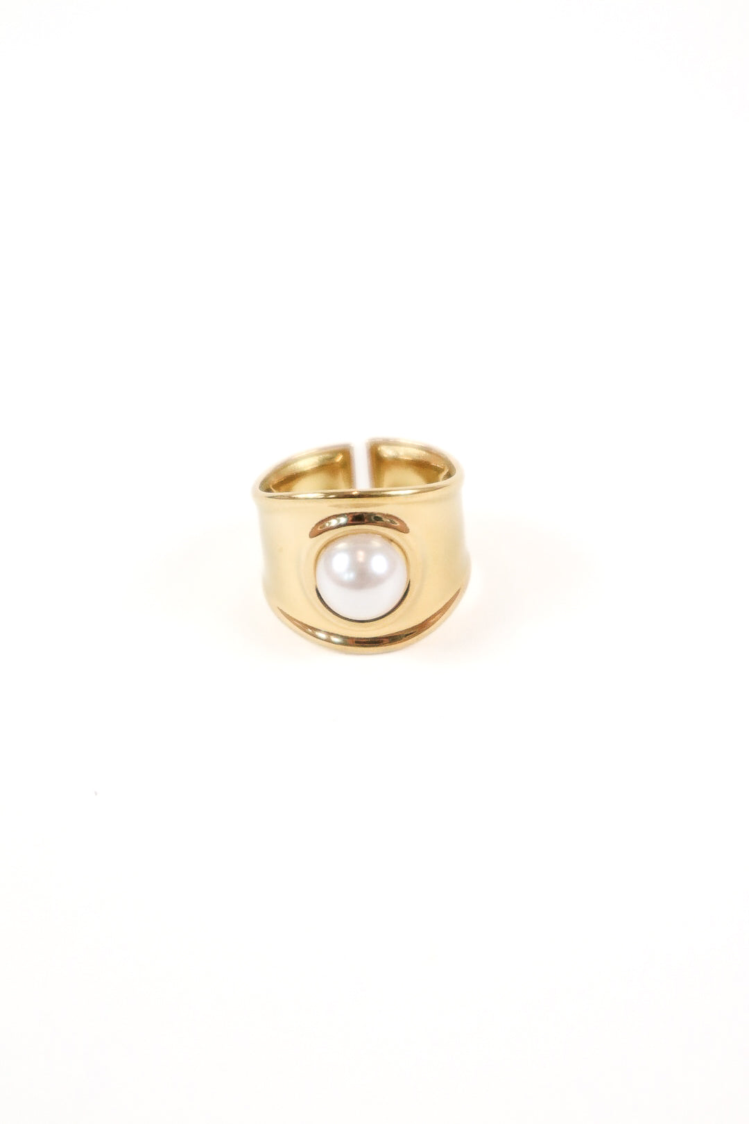 Luna Pearl Statement Ring