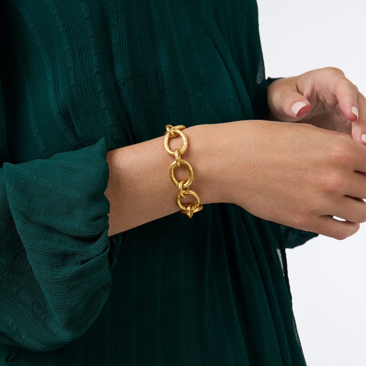 Julie Vos Catalina Demi Link Bracelet- Gold