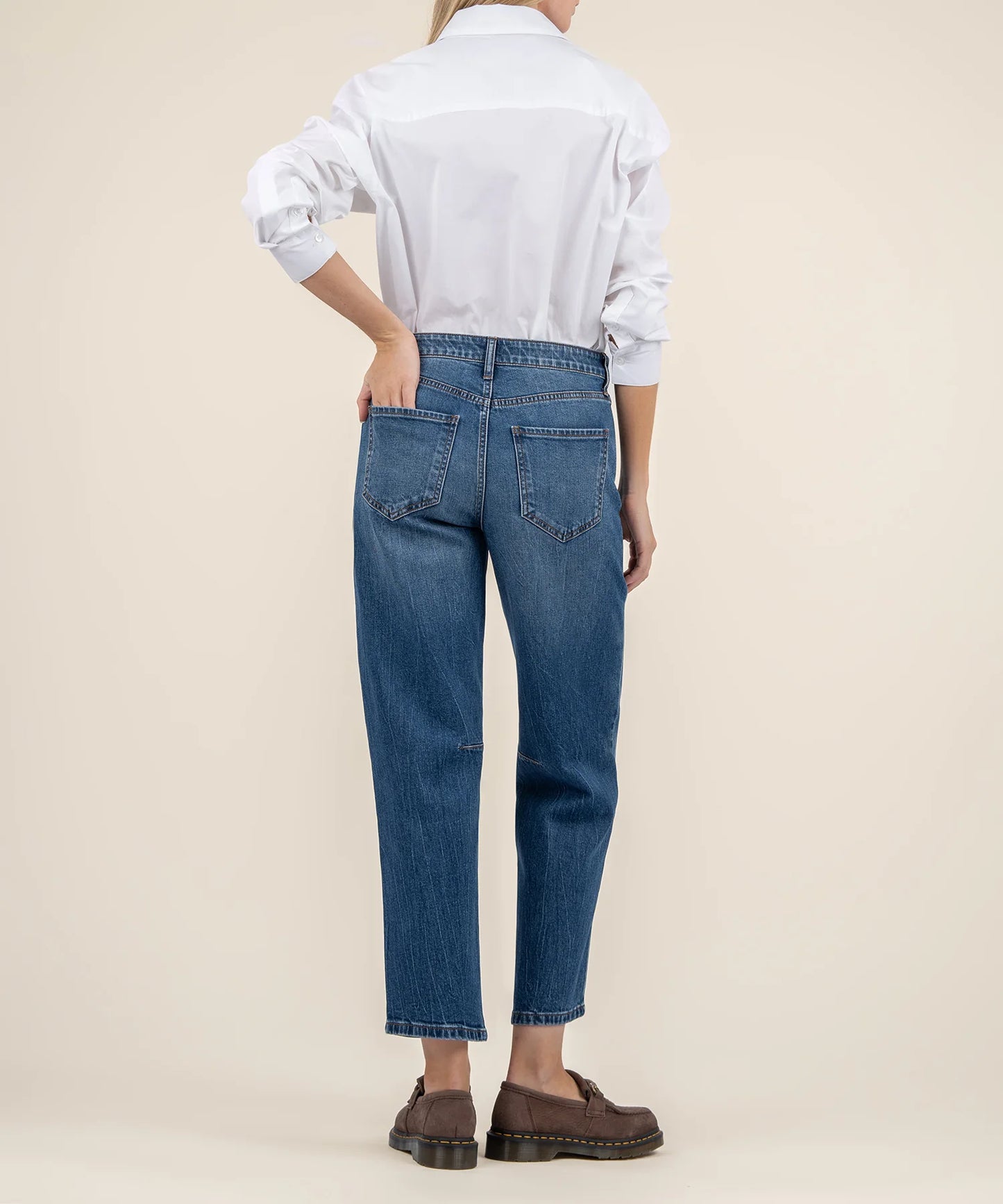 Ashley High Rise Slouchy Barrel Leg