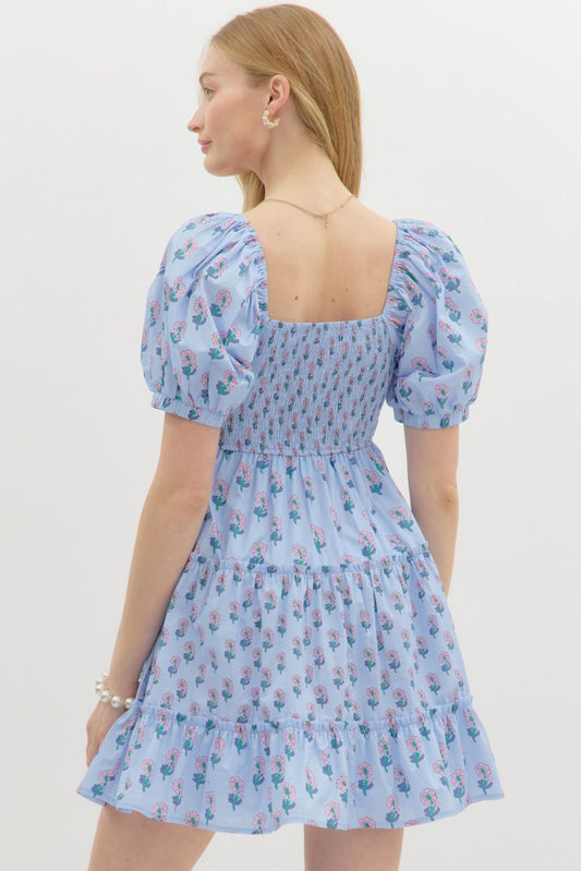 Lilia Empire Waist Mini Dress