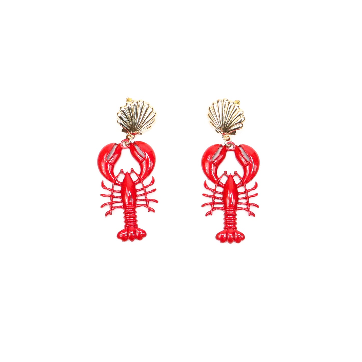 Make waves with these bold, beachy Lobster Luau Earrings—your go-to statement piece for summer fun and seaside flair.