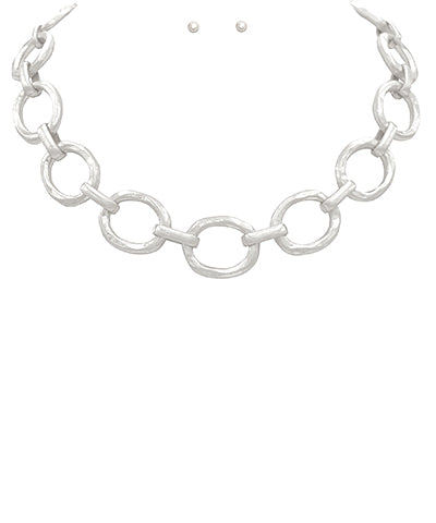 Margot Linked Oval Chain Necklace Set