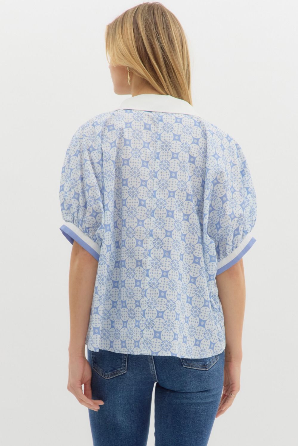 Noor Boho Print Blouse