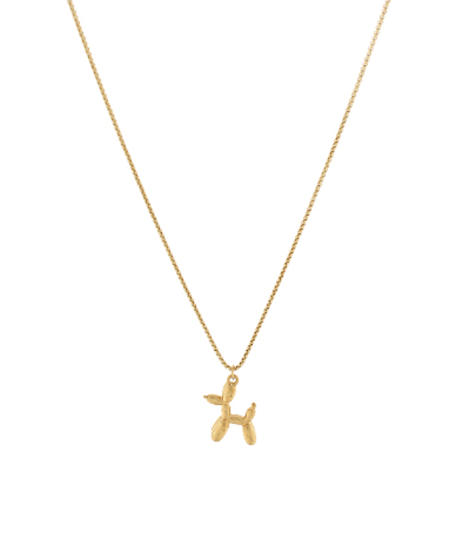 Ballon Animal Dog Necklace