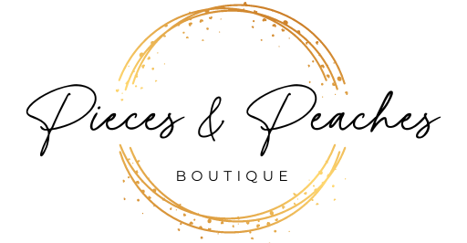 Pieces & Peaches logo