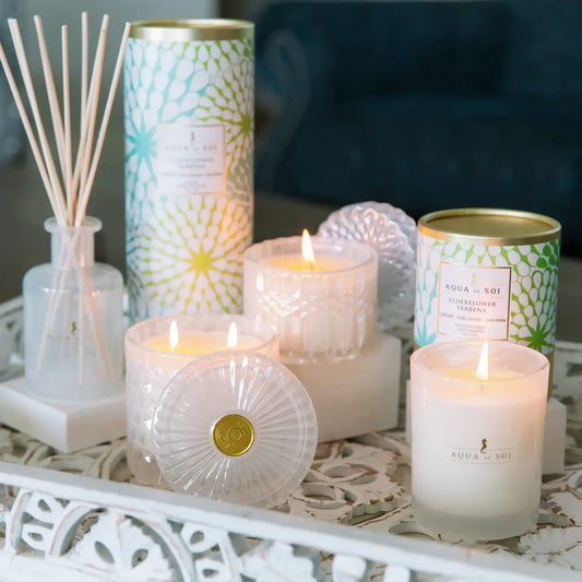 Prosecco Petite Shimmer Candle lifestyle