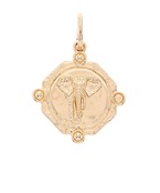 The Ottilie Gold Animal Pendant brings a touch of wild elegance with its sleek, sculpted design.