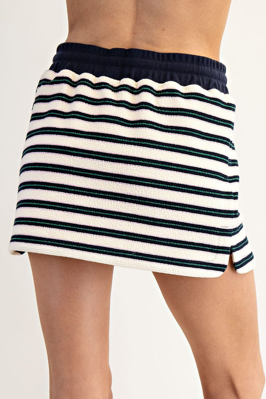 Sylvie Striped Mini Skirt