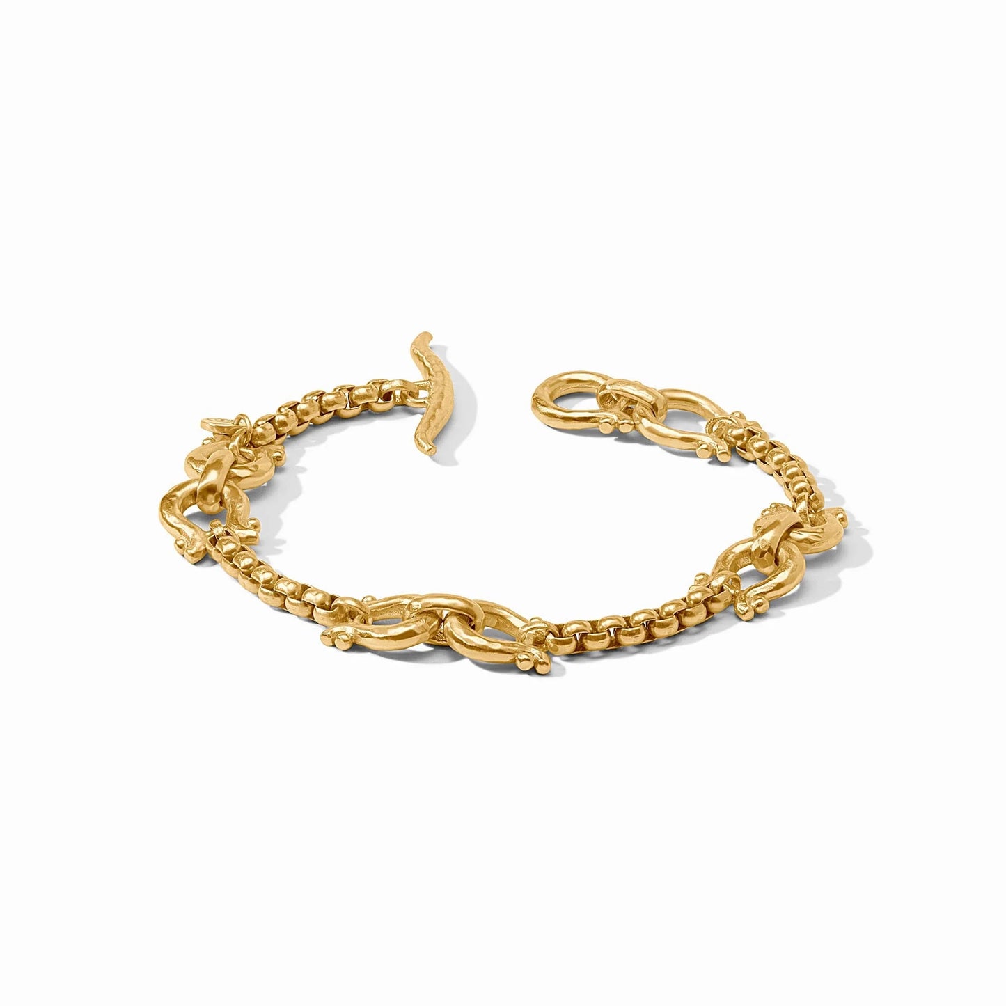 Julie Vos Saratoga Demi Link Bracelet - Gold