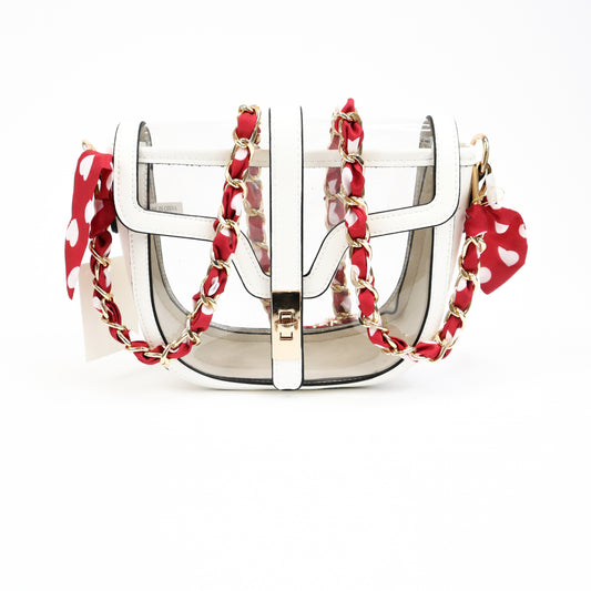 Silk Fabric Chain Strap for Crossbody Bags