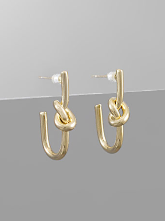 Tie the Knot Hoops