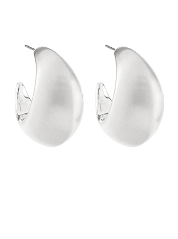 Magnolia Hoop Earrings