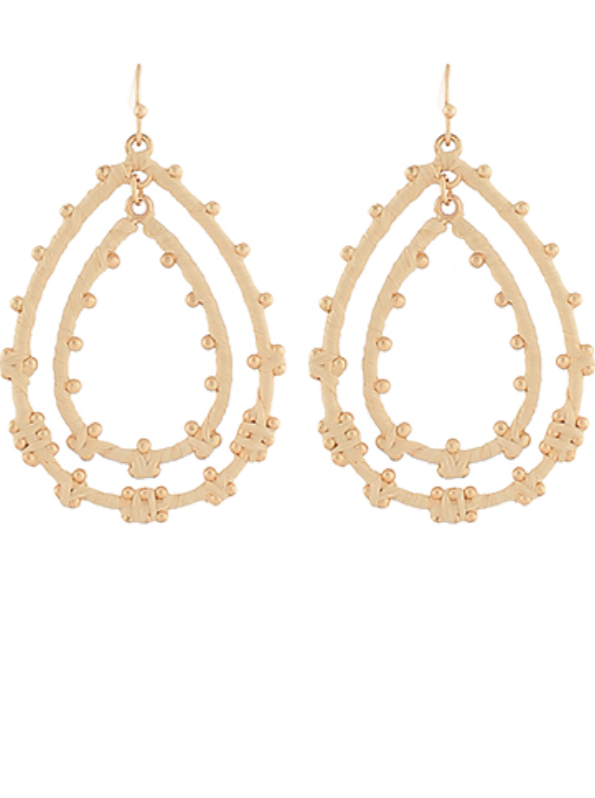 Double Trouble Teardrop Earrings