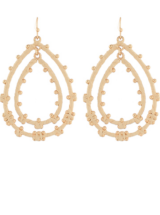 Double Trouble Teardrop Earrings