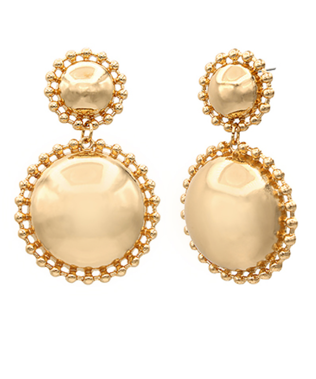 Walk the Edge Circle Earrings