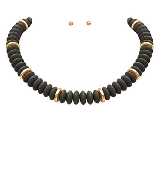 Sunset Beaded Statement Necklace