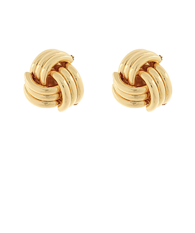 Aurora Knot Stud Earrings
