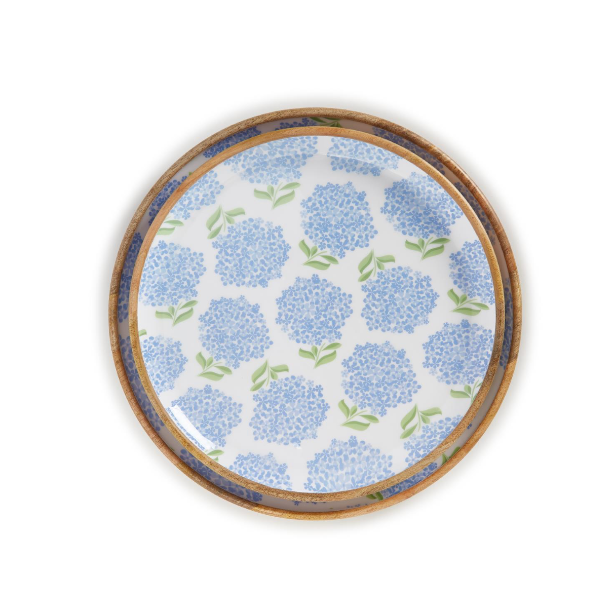 Hydrangea Wooden Trays