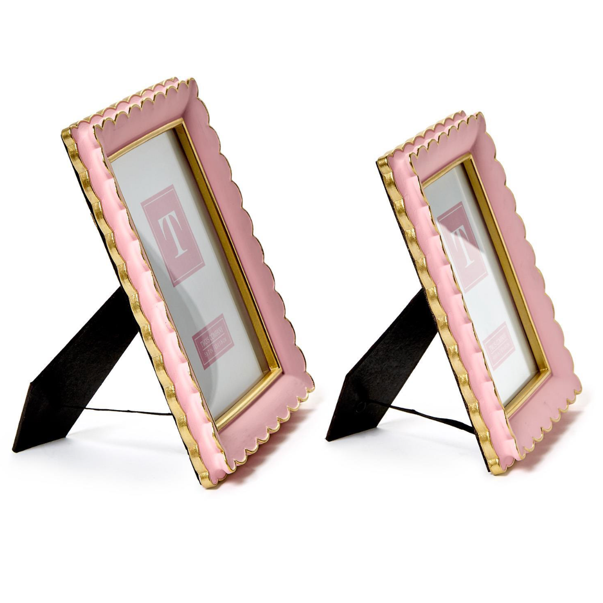 Pink Scalloped Frames