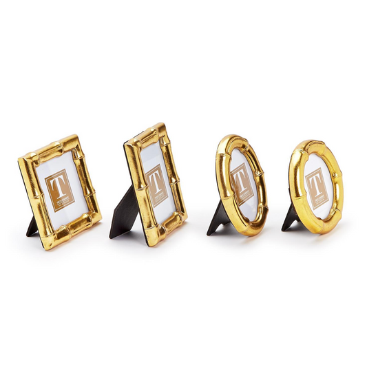 Small Gold Faux Bamboo Frames