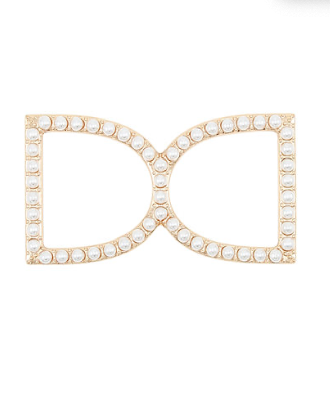 Bowline Pearl Scarf Ring