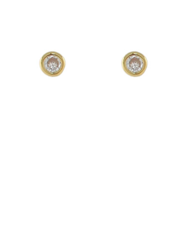 Nova Solitare Crystal Stud Earrings