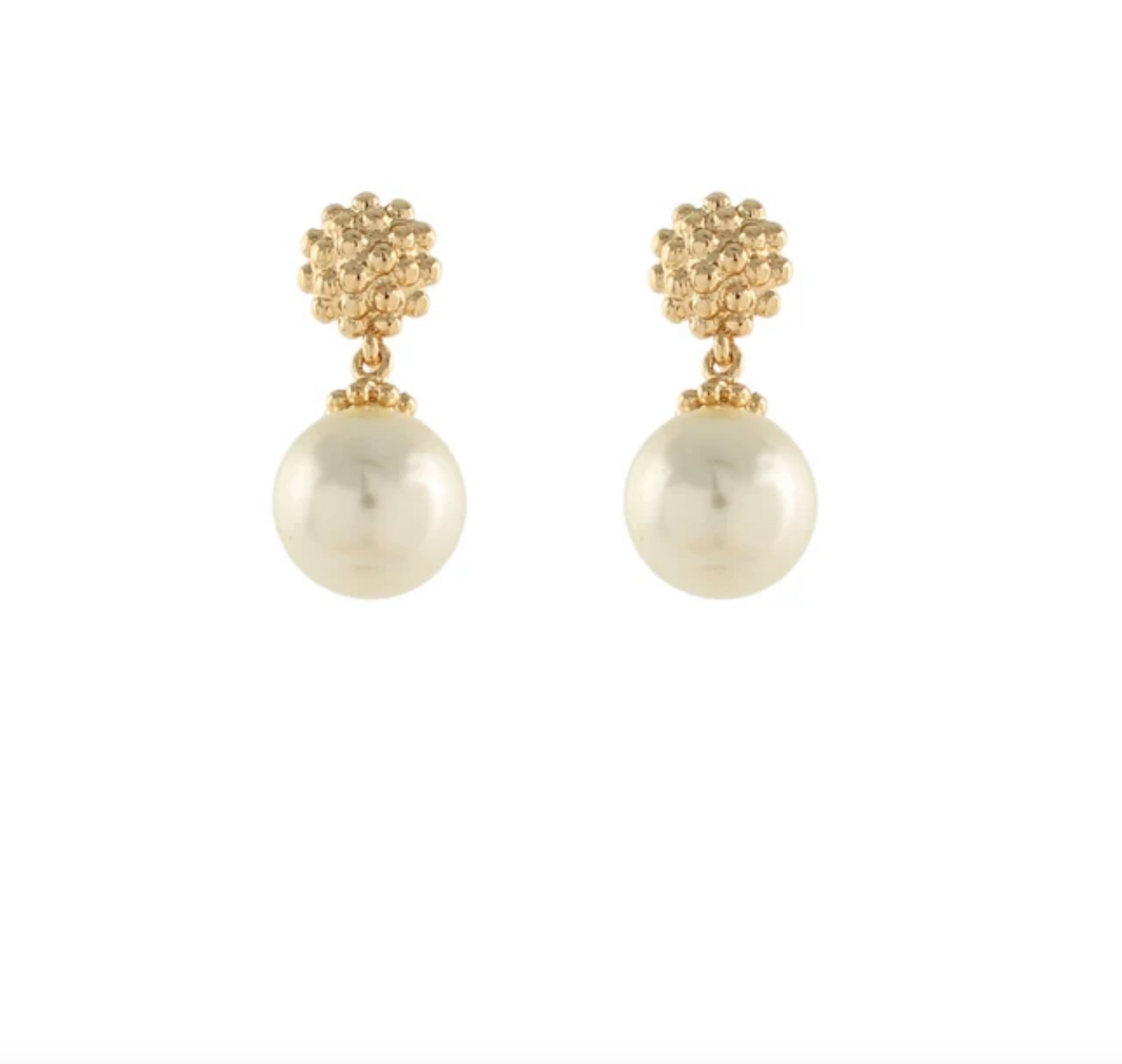Pearl Bloom Drop Earrings