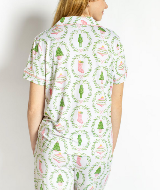 Nutcracker Trellis Pajama Top