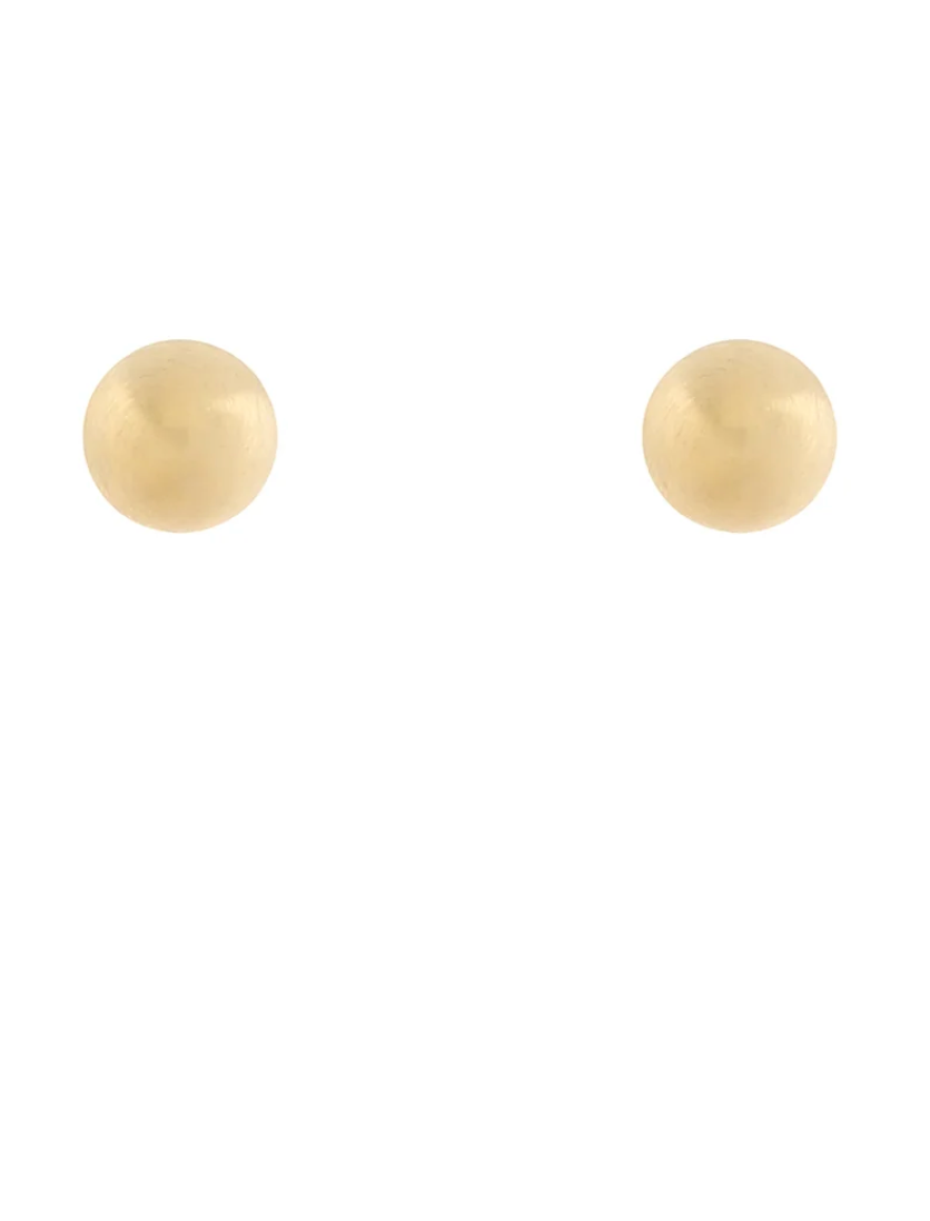 Champagne Glow Sphere Stud Earrings